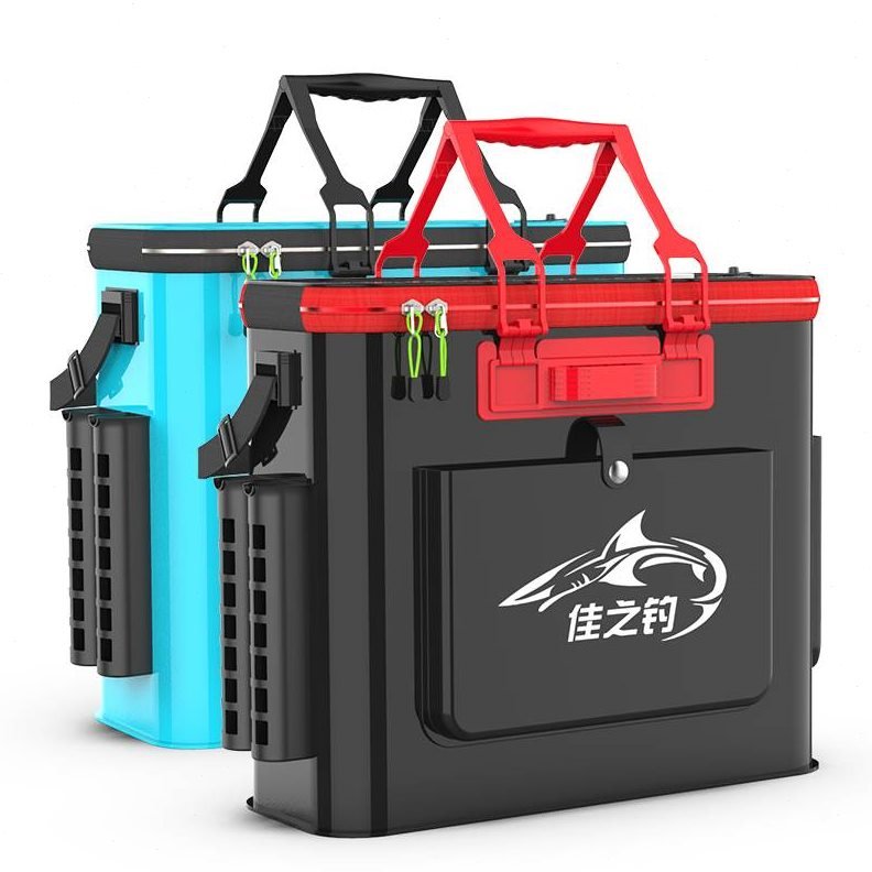 Folding gear packs for a fish tank with a single multipurpose fish drum with a thick drum